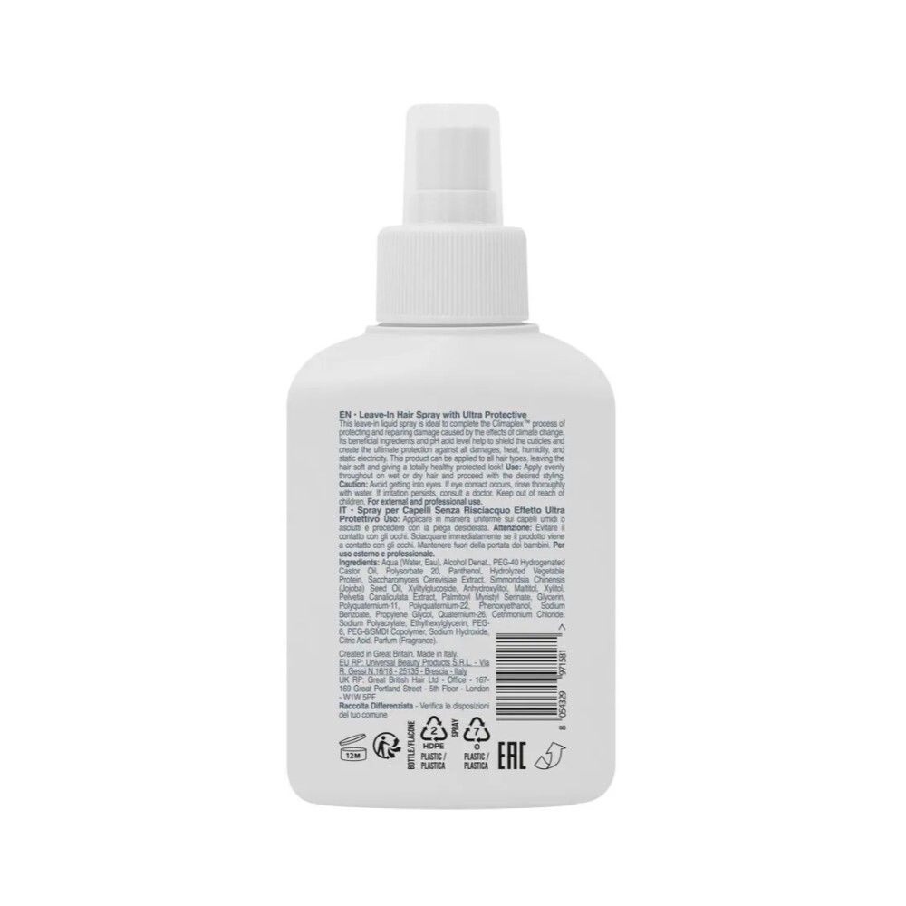 Climaplex Ultra Protection Leave-In Mist Защитная сыворотка-спрей для структурного восстановления волос, 150 мл