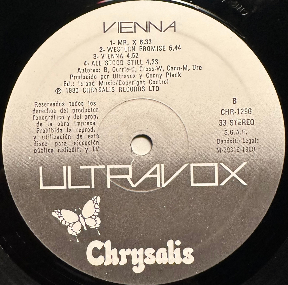 Ultravox - Vienna (Испания 1980г.)