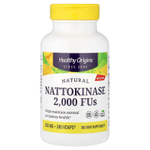 Healthy Origins, Nattokinase 2,000 МЕ, 100 мг, 180 растительных капсул