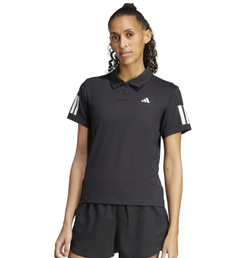 Женское теннисное поло Adidas Club Climacool 3-Stripes - black