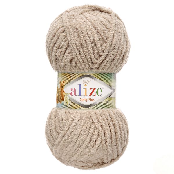 Пряжа Alize (Ализе) Softy Plus / уп.5 мот. по 100 г, 120м, 115 лунный луч A