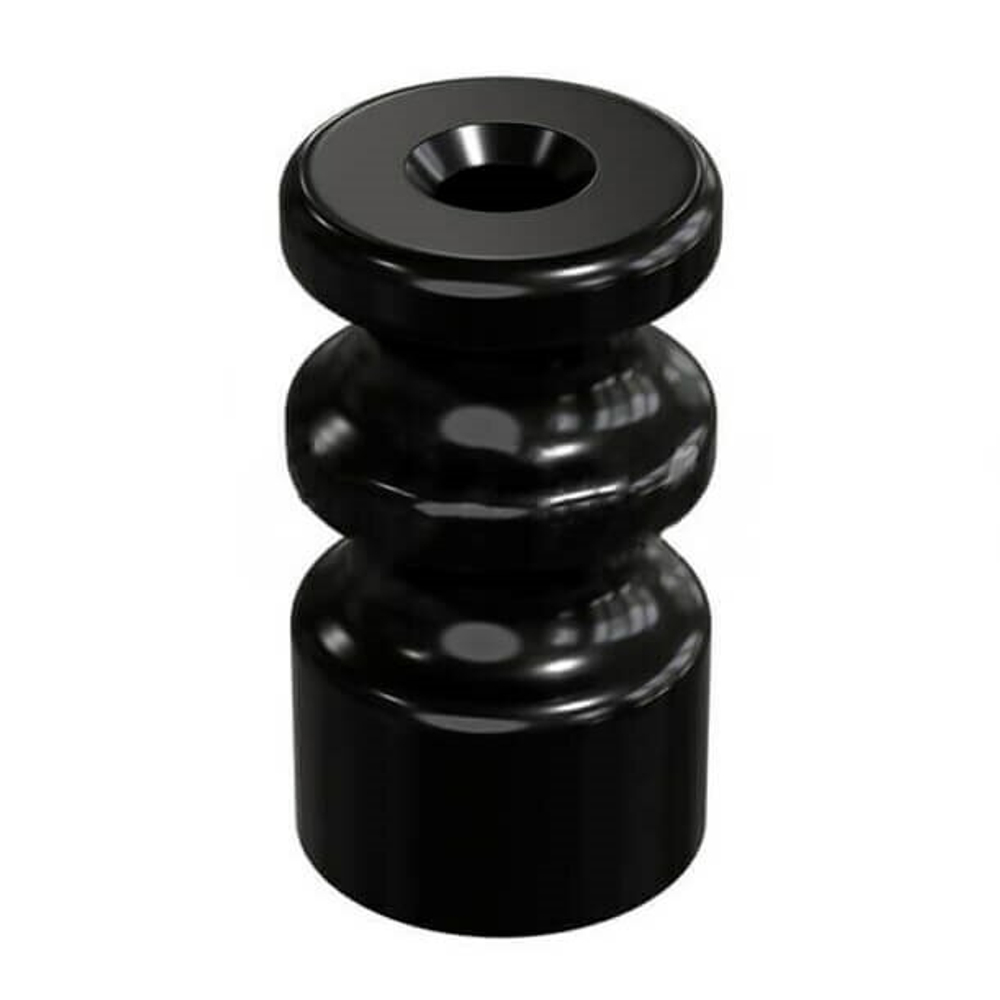 Изолятор фарфоровый двойной Черный Мезонин GE70225-05