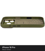 Чехол Decoded Leather Case для iPhone 18 Pro / 17 Pro Moss Green