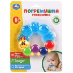 279352/Погремушка гусеничка прорезыватель на карт. (русс. уп.) Умка/HL306D-R/1