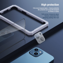 Защитное стекло на экран и основную камеру Nillkin 2-in-1 HD  для  iPhone 14 Plus
