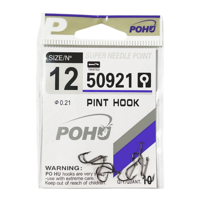 Крючки рыболовные POHU 50921 №12 (УП/10шт)