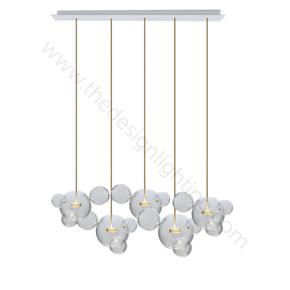 Pendant design lamp   Bolle by Giopato & Coombes (5 lampshades)