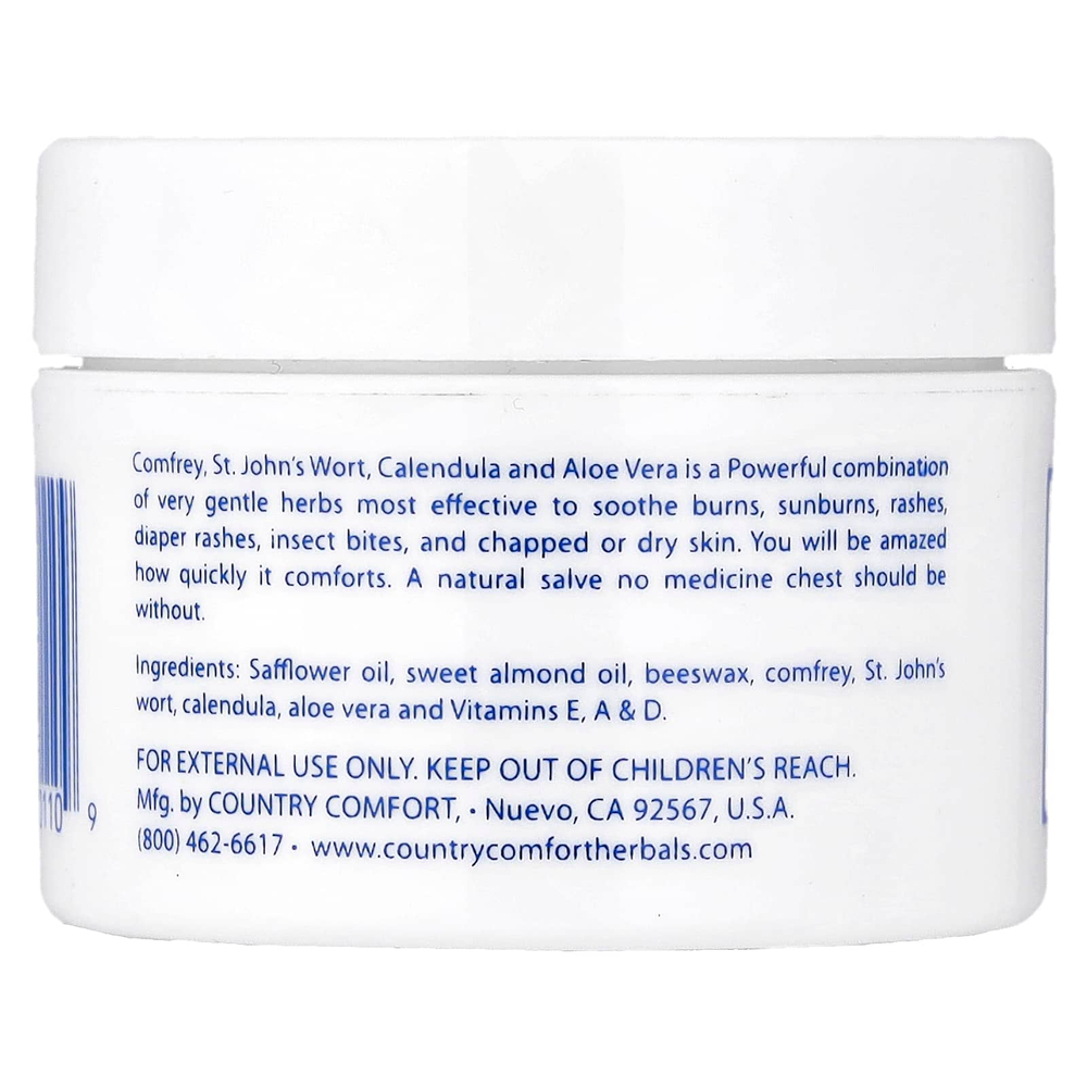 Country Comfort, Herbal Savvy, окопник и алоэ вера, 28 г (1 унция)