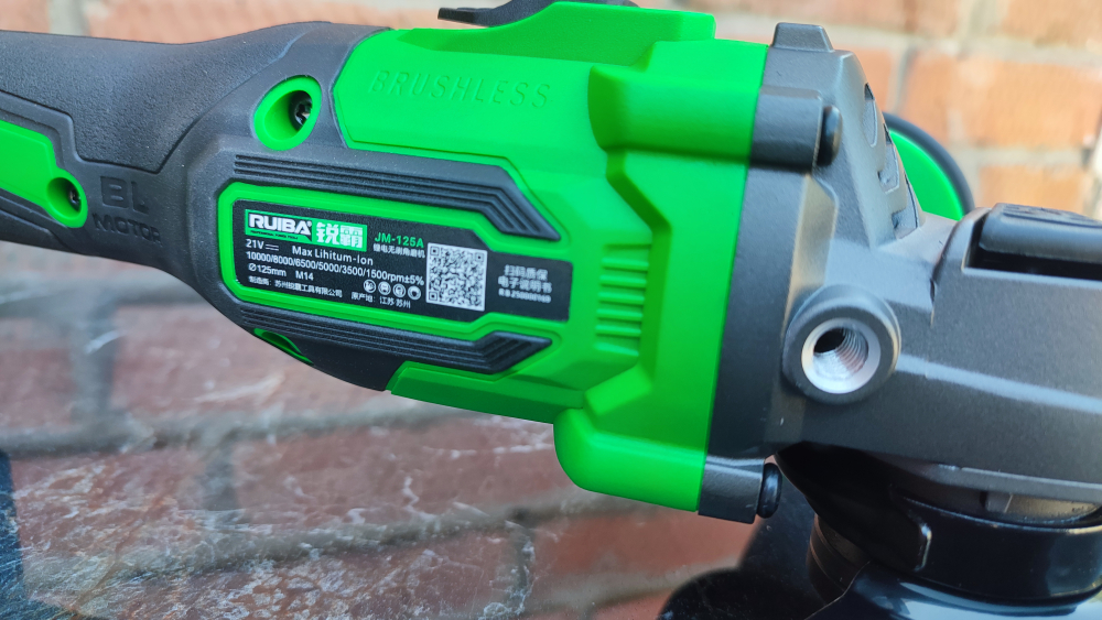 Аккумуляторная ушм Болгарка Ruiba JM - 125A 6.0 ам