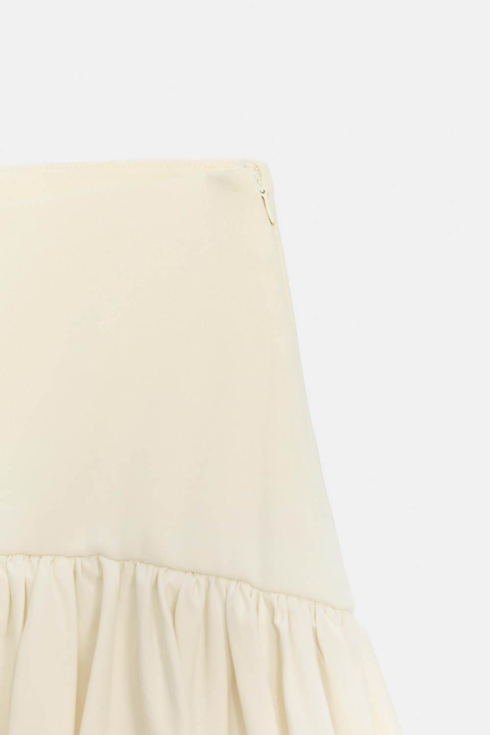 КОМБИНИРОВАННАЯ ЮБКА ИНТЕРЛОК — ZARA