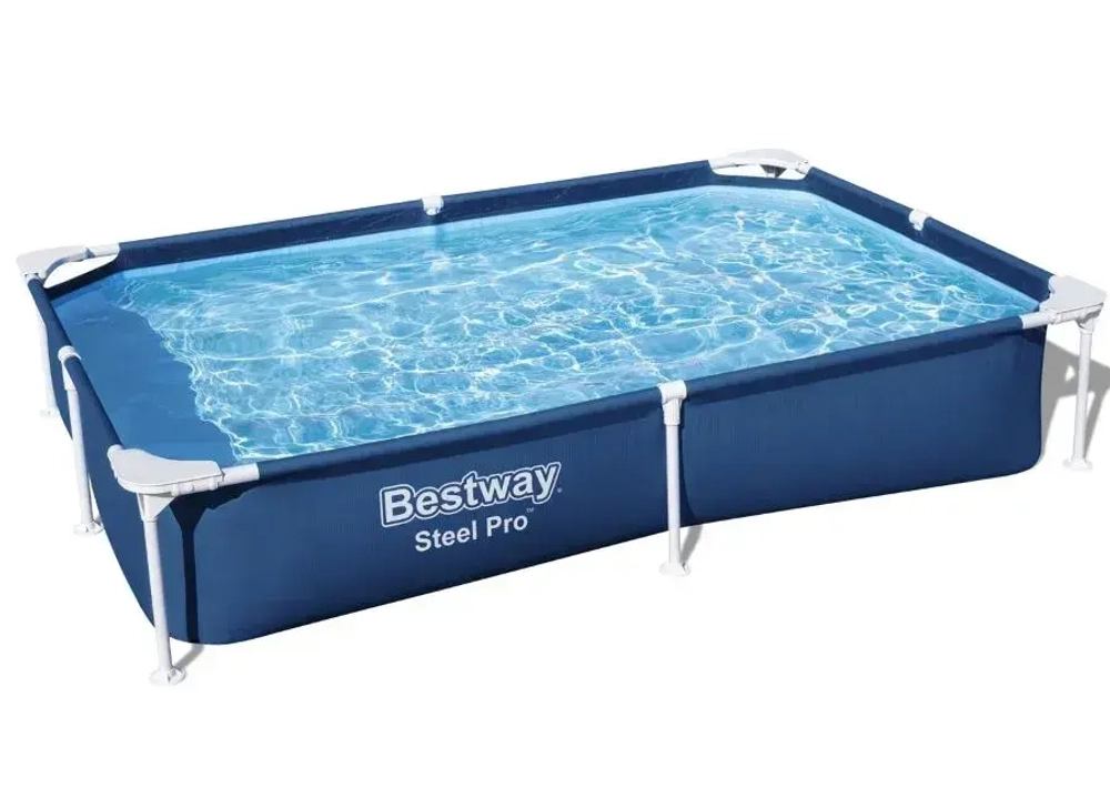 Бассейн каркасный Steel Pro прямоугольный 221*150*43 см Bestway (56401)