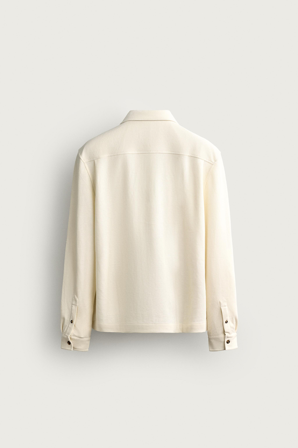 РУБАШКА ИЗ ПИКЕ С КАРМАНОМ — ZARA