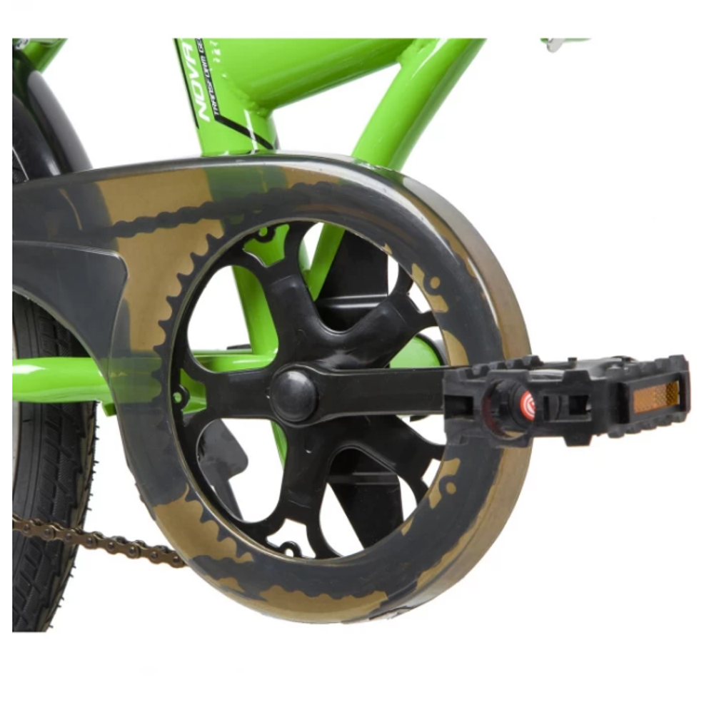 Велосипед NOVATRACK 20" складной, TG30, салатовый