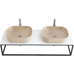Столешница под раковину BelBagno 140 EK-140-2-BL Bianco Lucido
