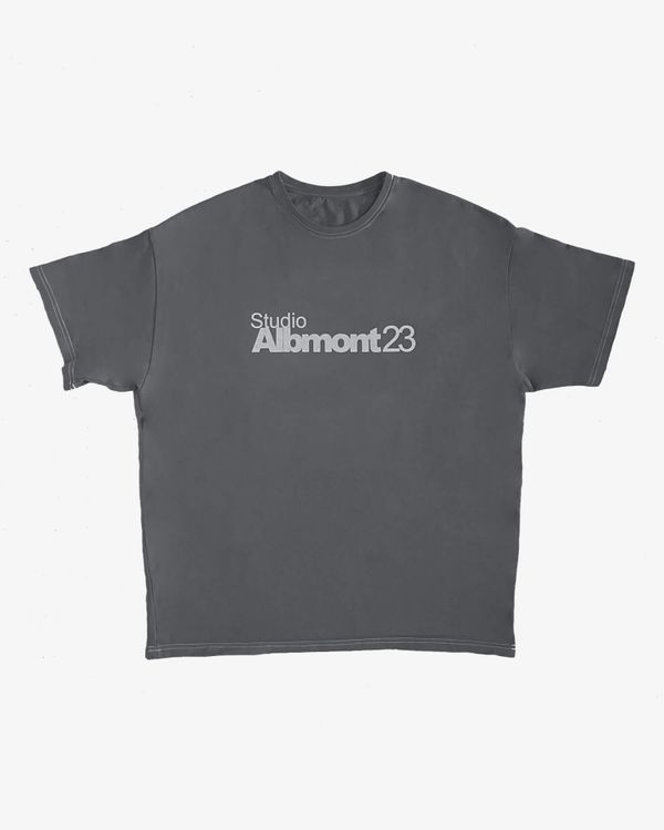 Футболка Logo 95 in Ash Grey серый
