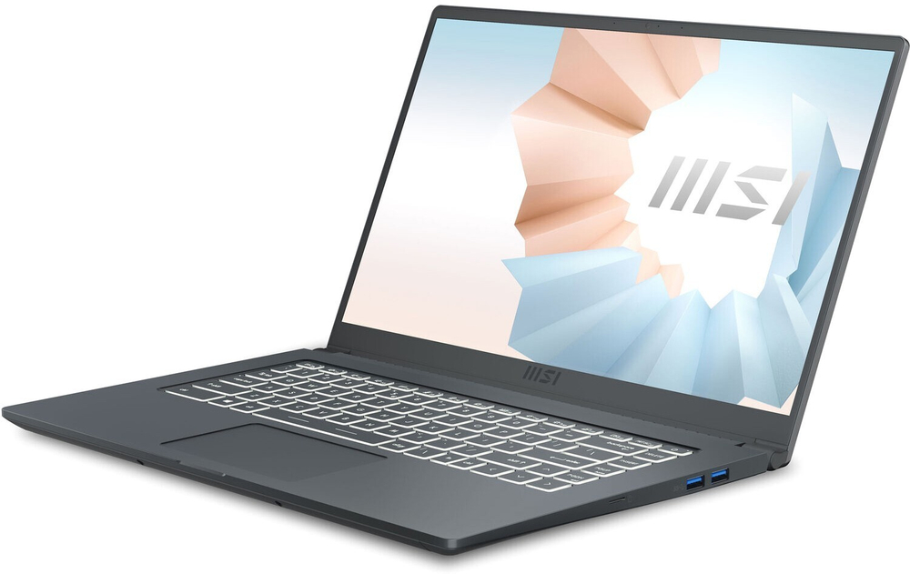 Ноутбук 15.6" MSI Modern 15 A11SBU-475RU (9S7-155266-475) silver