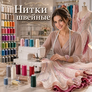 Нитки швейные
