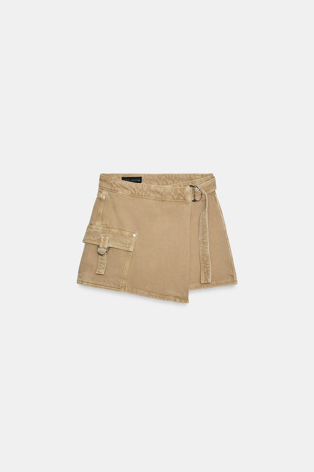 ЮБКА-ШОРТЫ КАРГО С ЗАПАХОМ — ZARA