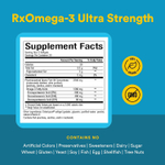 Natural Factors, RxOmega-3, 60 мягких таблеток (630 мг в 1 капсуле)
