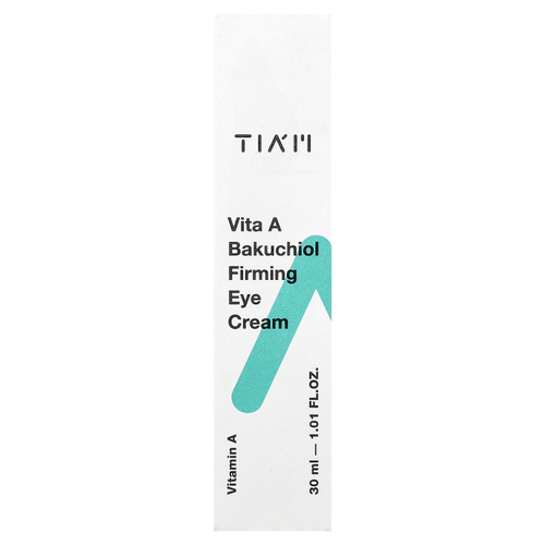 Tiam, Укрепляющий крем для кожи вокруг глаз Vita A Bakuchiol, 30 мл (1,01 жидк. унц.)