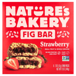 Nature's Bakery, Инжирный батончик, клубника, 6 двойных пакетиков по 57 г (2 унции)