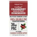 Triquetra Health, CranEaze®, экстракт клюквенного сока, 60 капсул