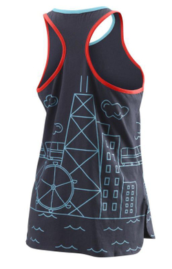 Женский топ теннисный Wilson Chi Cnt Tank W - outer space