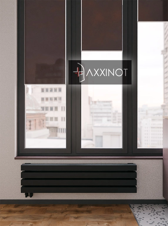 Axxinot Verde Z 2500 - горизонтальный трубчатый радиатор шириной 2500 мм