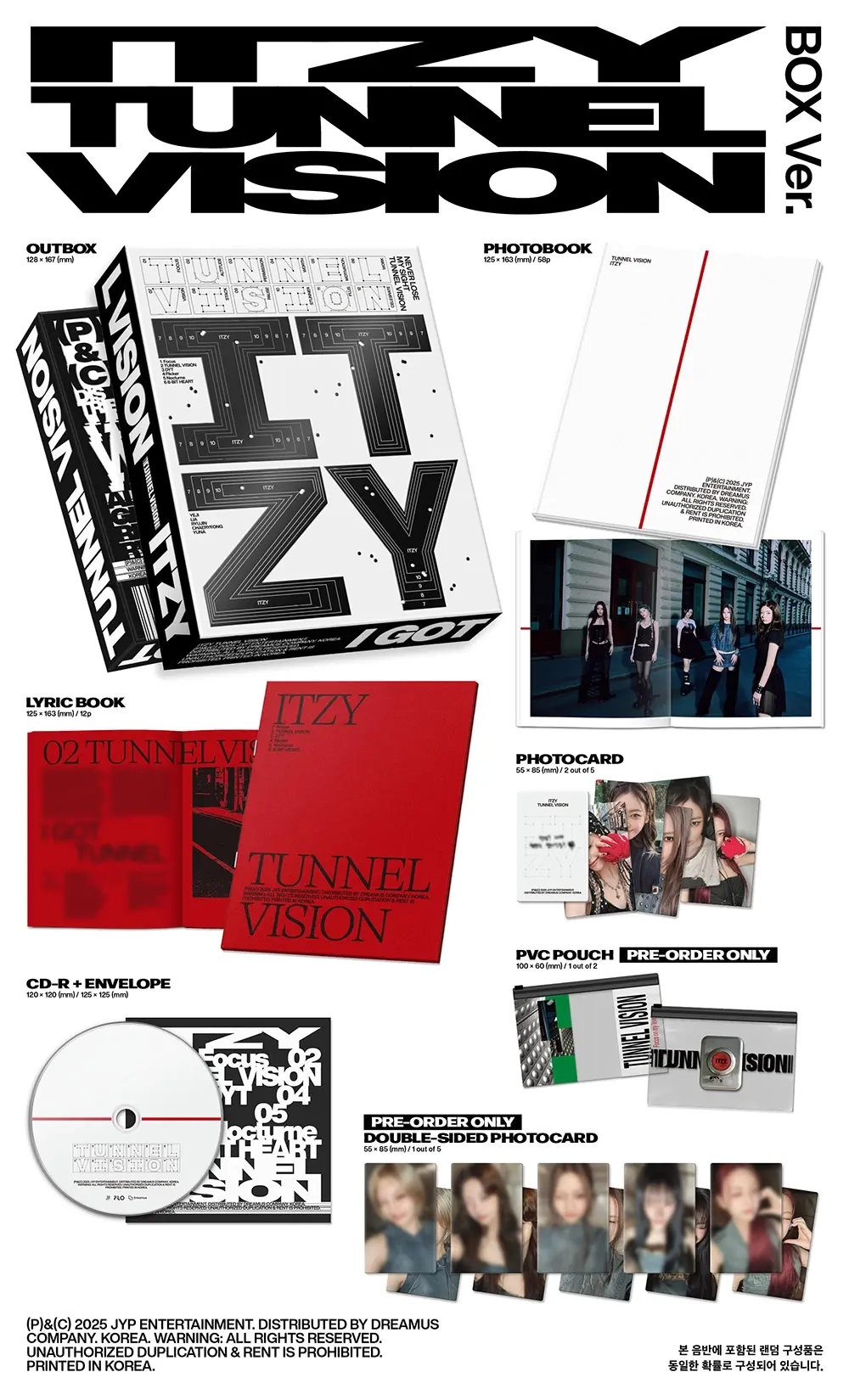 Альбом ITZY - TUNNEL VISION [Box Ver.]