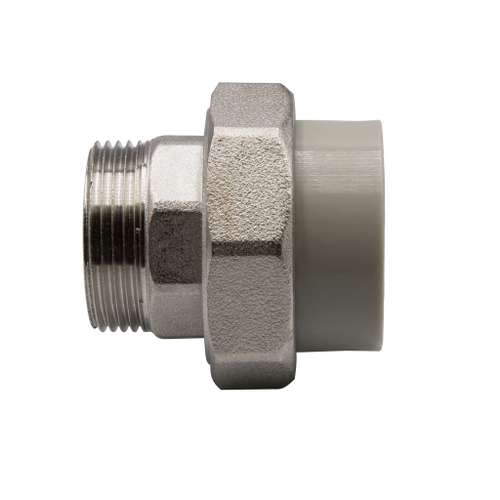 Муфта комб. разъемная, нар 40х1 1/4" EVER® СЕРЫЙ (Россия)