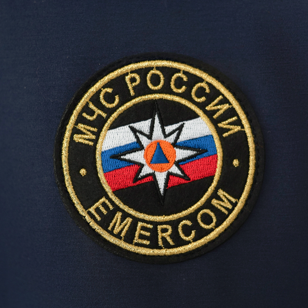 Кофта трикотажная с вставками из болония для сотрудников "ПСЦ, МЧС, МВД, ФСБ, Прокуратуры"