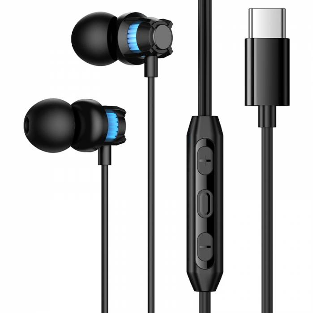 Проводные наушники для Type-C Borofone BM98 (black)