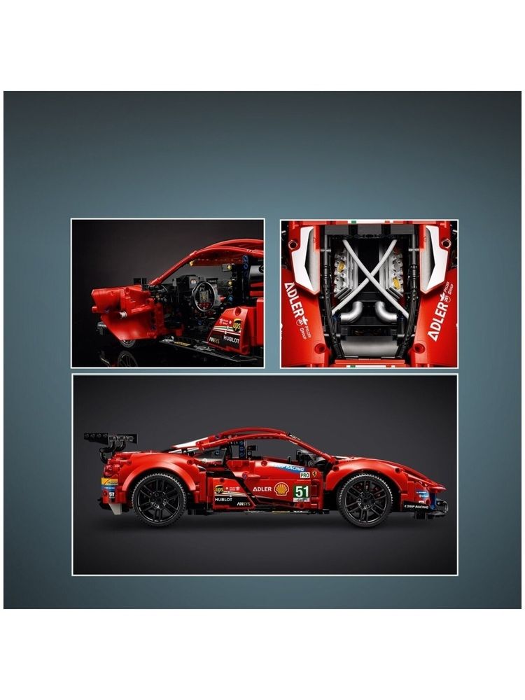 Конструктор LEGO Technic 42125 Ferrari 488 GTE "AF Corse #51"