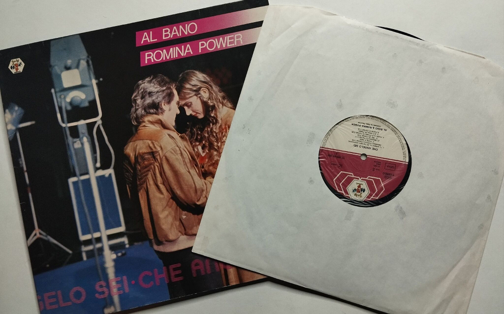 Винтажная виниловая пластинка LP Al Bano and Romina Power Che Angelo Sei (Germany 1982)