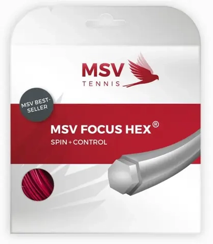 Струны теннисные MSV Focus Hex (12 m) - red