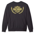 Свитшот Sweatshirt Trophy Bar & Shield Crew Neck Black Harley-Davidson