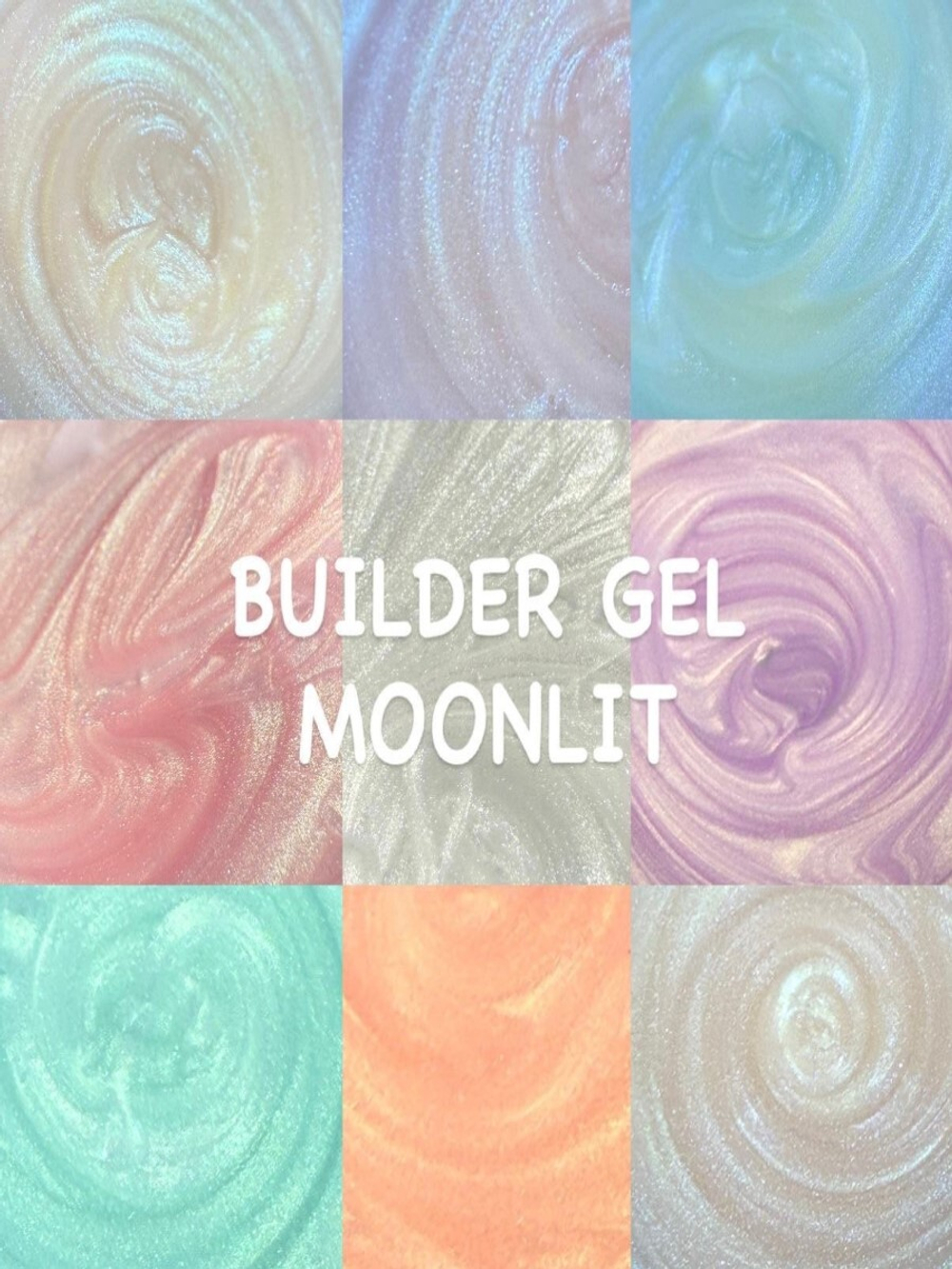 FOR YOU Набор гелей для наращивания BUILDER GEL MOONLIT 8 шт
