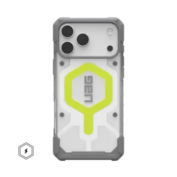 UAG Pathfinder Clear with MagSafe Series Case for Apple iPhone 17 Pro Max Active Neon (Жёлтый)