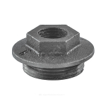 Заглушка (пробка) проходная 1 1/4"x1/2" правая резьба для чугунных радиаторов CRMTCLB