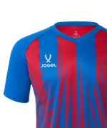 Футболка игровая Jogel Camp Striped Jersey, красный R2/синий Z2