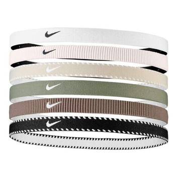 Повязка на голову Nike Flex Classic 6P - white/light army/black