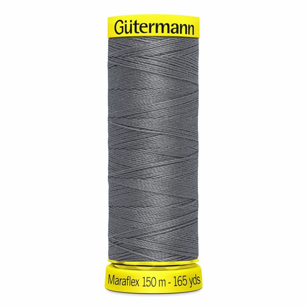 Нитки для трикотажа Gutermann Maraflex 120 (150 метров), 5 кат. | 496 серо-стальной