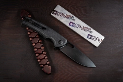 Нож SENCUT Vesperon сталь 9Cr18MoV рукоять Black Canvas Micarta
