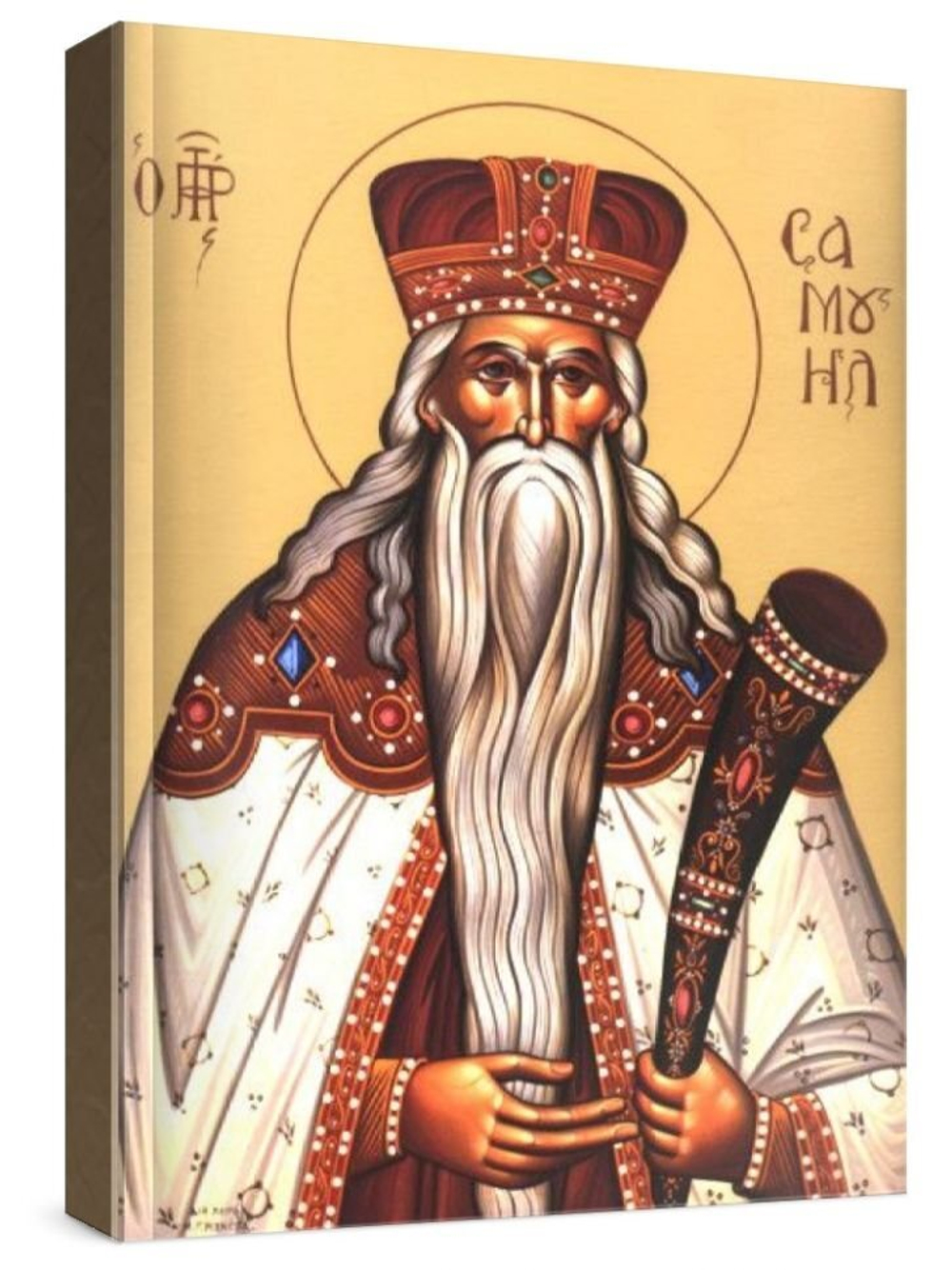Самуил, пророк (рукописная икона)