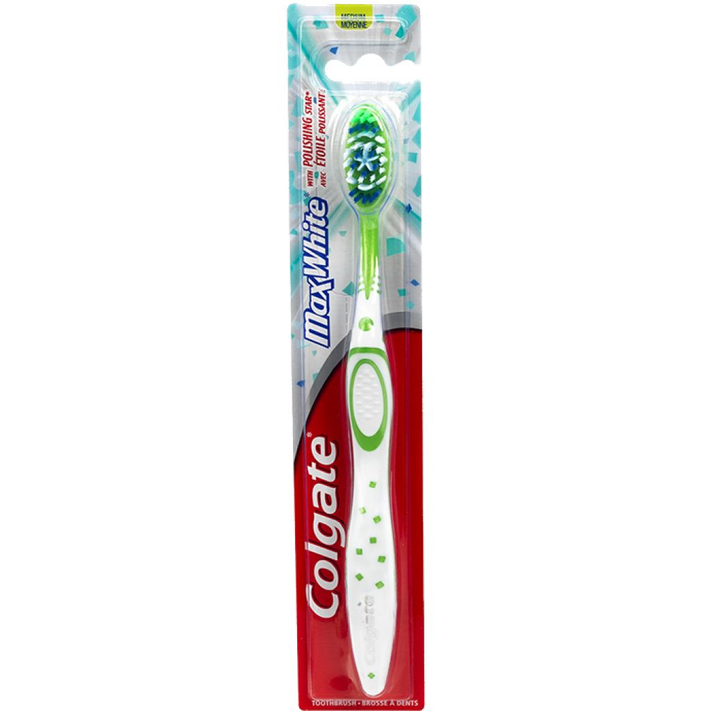 Зубная щетка Max White Soft, 1 шт., бело-зеленая (из Финляндии)