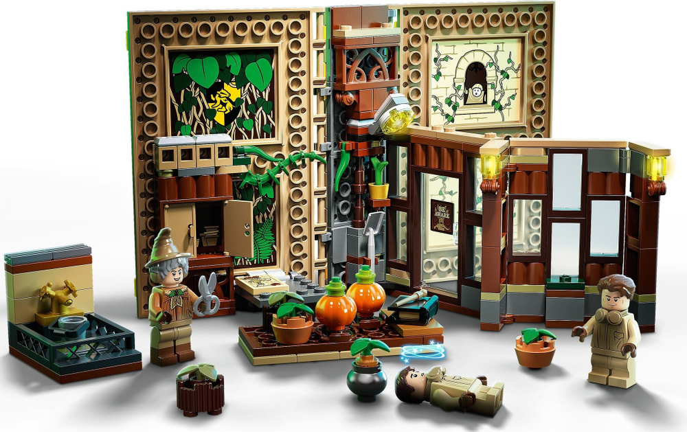 Конструктор LEGO 76384 Момент в Хогвартсе: Урок гербологии