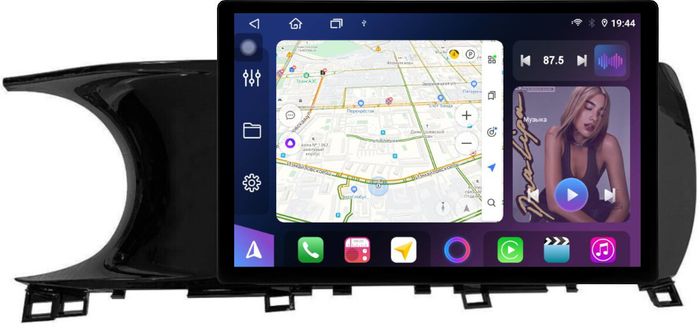 Магнитола для KIA K5 2020+ - FarCar BX877 монитор 13" 2K QLED на Android 13, Быстрая, CarPlay, 4G SIM-слот