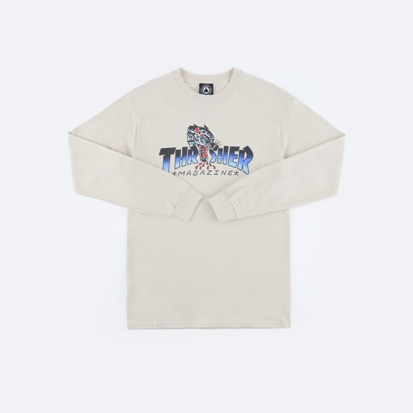 Лонгслив Thrasher Leopard Mag L/S (sand) артикул: - купить в магазине Дайс