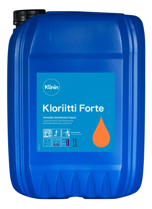 Klinin: Клоритти-Форте 20л дезинфицирующее средство на основе активного хлора