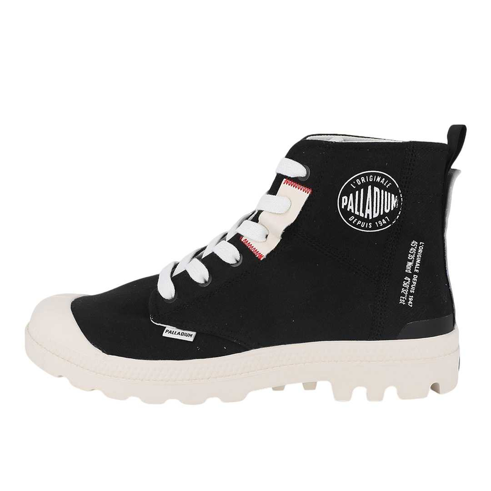 Palladium Pampa Canvas Shoes Men"s Mid top White